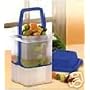 Tupperware Square Pick A Deli Container-Blue