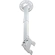 Peerless PC930B-W Adjustable Tilt Ceiling Mount for 15" to 24" Displays with 13.8" to 21.8" Extension (White)