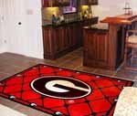 Georgia Bulldogs 46X72 Rug 4X6 Mat