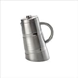 BonJour 8 Cup Montano French Press, Double Wall Stainless Steel