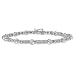 1ctw Diamond Channel Set Bracelet - 14K White Gold