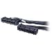 50ft Data Distribution Cable Cat6 Utp Cmr 6xrj-45 Black 15.2m