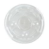 Dart L24C Plastic Flat Lids w/Straw Slot for 12/16/24 Oz Cups (DCCL24C) Category: Cup Lids