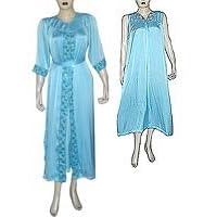 Click here to buy Womens Shalincraft Caftans Dress Silk Evening Gown Blue Size M by ShalinCraft.