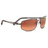 Serengeti Augusto Wire Flex Sunglasses Models: Serengati Augusto Sunglasses - Satin Bronze/ Espresson Tannery Frame, Drivers Gradient Lenses Model 7117