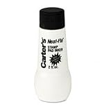 Carters Neat-Flo Squeeze Applicator Stamp Pad Inker, Holds 2 Ounces, Black AVE21448