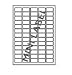25 Sheets Mini Address Labels - Colour : WHITE Size : 38.1 x 21.2 mm, 65 per A4 sheet. L7651 - 25 Sheets 1625 labels (Avery Ref: L7651)