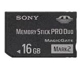 Sony 16Gb Memory Stick Pro Duo Mark 2