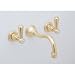Rohl GEORGIAN ERA 3-HOLE WALL MOUNT COLUMN SPOUT BASIN SET U.3793LSP-APC