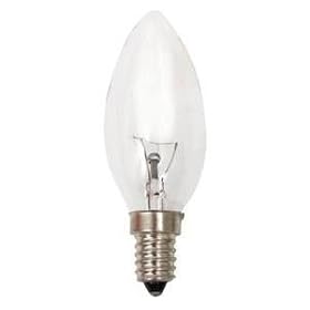 PACK OF 10 x 40W E14 Clear Candle Lamp/Light Bulbs