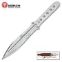 Bailey Zeil Throwing Knife, Stainless Steel, Leather Pouch
