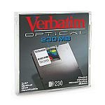 Verbatim 3.5 Rewritable Optical 230MB 512 B/S Mac Fmt 1-Pack