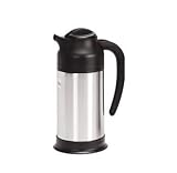 Vacuum Creamer, .7 Liter, Insulated, S S Lined, S S Body, Black Plastic Top (12 Pieces Unit)
