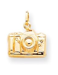 14k Camera Charm