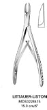 Bone Cutting Forceps, Littauer-Liston - Straight tip, 6', 15 cm