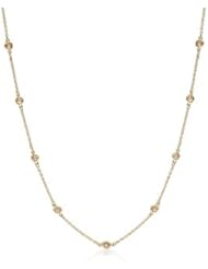 60 Inch Champagne Cubic Zirconia Necklace