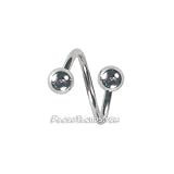 Micro Twister Barbells - Eyebrow or Nipple - 16 GAUGE - Each Sold Separately