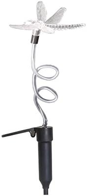 Apat Electrical Limited PL-1050-29F Solar-Powered LED Stake Light, Color-Changing Dragonfly - Quantity 12