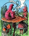 Alice In Wonderland Black Light Wall Hanging Tapestry