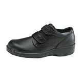 Ambulator Biomechanical Footwear - Mens Black Double hook and loop - Size 7.5 - Medium - 1 pair