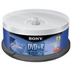 DVD+R 4.7GB Spindle 120min 25pk+5 free