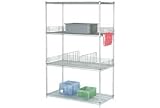 Nexel Stainless Steel Wire Shelving Add-On Unit 60x24x74
