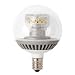 TCP LDCG163WH27K - Dimmable 3 Watt G16.5 LED Globe Light Bulb, Candelabra Base, 2700K