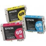 Epson T069520 - T069520 Ink, Cyan; Magenta; Yellow, 3/Pack-EPST069520