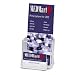 6- Pack Amazonman Acrylic Brochure Holder with Attached Business Card Holder