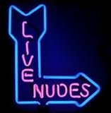 15″ x 10″ Neon Live Nudes Sign Bar Beer