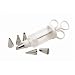 Icing Syringe with Six Stainless Steel Nozzels
