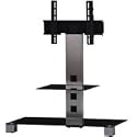 Sonorous PL2500 Black Glass and Inox Aluminium Stand for TV Sizes  upto 37inch