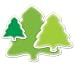 Spellbinders Shapeabilities 2010 Christmas Holiday Tree Die Templates