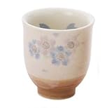 【美濃焼 湯呑】 白雲ざくら 湯呑（青） 3個組 〔キャッシュバックキャンペーン対象商品〕