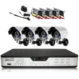ZMODO 8 CH CCTV Surveillance DVR Outdoor Camera System 500GB
