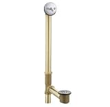 Moen Whirpool Bathtub Drain with Trip Lever Assembly - Black Opal Finish