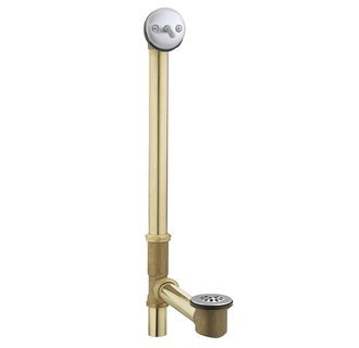 Moen Whirpool Bathtub Drain with Trip Lever Assembly - Black Opal Finish