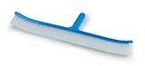 Pentair R111366 912 Molded Back Curved Brush with White Polypropylene Bristles, 18-Inch