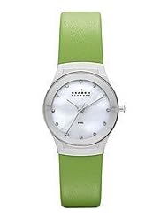 SKAGEN Studio Pink Leather Womens Watch