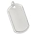 Sterling Silver Dog Tag Pendant