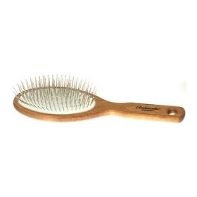 Ambassador Hairbrushes (By Faller) - Wood Large Oval/Steel Pin 5114 - Hairbrushes - Wooden Handle with Pneumatic Brushes