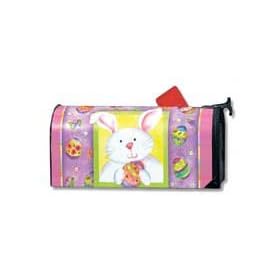 Happy Easter Bunny MailWraps� Magnetic Easter Mailbox Cover