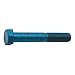 METRIC BLUE UST184225 Hex Cap Screw,Blue,M10,70mm,Pk 10