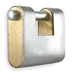 Battalion 1XRV3 Padlock, Jimmyproof, SS Finish
