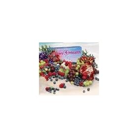 Chewable Dietary Supplemant Chews4Health with fruits, GOJI berries, natural vitamins, minerals, antioxidants, amino acids, enzymes essential fatty acids, fiber phytonutrients, MANGOSTEEN, ACAI, NONI 60/PK