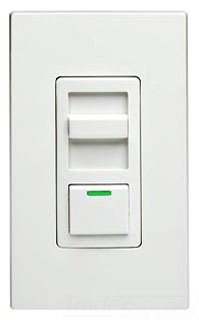Leviton IPF01-1LX IllumaTech 1.5A Quiet Step Preset Fan Speed Control, Single Pole, White/Ivory/Almond