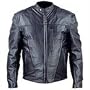 Motorcycle Jackets - Men's Vented Leather Motorcycle Jacket MJ421