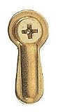 Turn Buttons w/screws, 7/8'' (brass-plated)