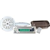 Pyle Marine CD/MP3 Player Receiver With Speaker And Splash Radio Cover