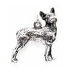 Boston Terrier Dog - Dog Lover 6 Charms Keychain by Little Gifts